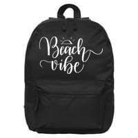 Beach Vibe Summer Fun 16 in Basic Backpack