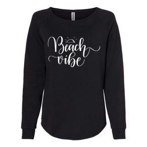 Beach Vibe Summer Fun Womens California Wash Sweatshirt