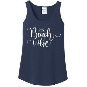 Beach Vibe Summer Fun Ladies Essential Tank