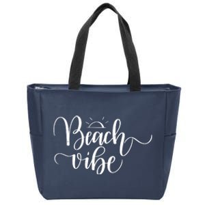 Beach Vibe Summer Fun Zip Tote Bag