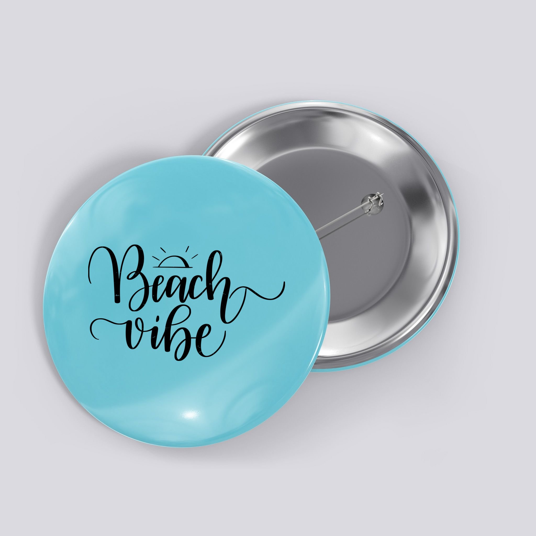 Beach Vibe Summer Fun Button