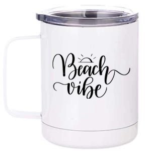 Beach Vibe Summer Fun 12 oz Stainless Steel Tumbler Cup