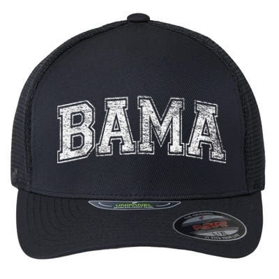 Bama Varsity Style Alabama Pride Flag Flexfit Unipanel Trucker Cap