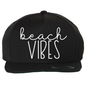 Beach Vibes Summer Vacation Vacay Cruise Trip Ocean Group Gift Wool Snapback Cap