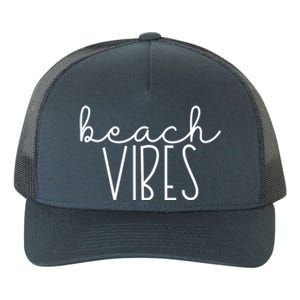 Beach Vibes Summer Vacation Vacay Cruise Trip Ocean Group Gift Yupoong Adult 5-Panel Trucker Hat