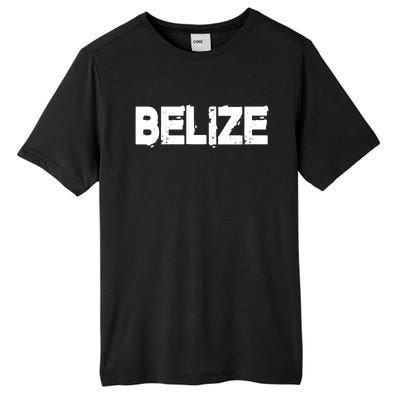 Belize Vintage Style Gift Family Vacation Gift Tall Fusion ChromaSoft Performance T-Shirt