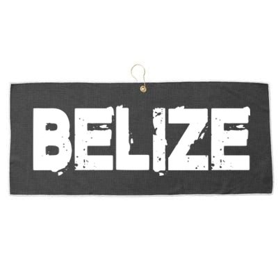 Belize Vintage Style Gift Family Vacation Gift Large Microfiber Waffle Golf Towel