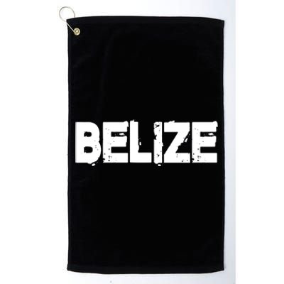 Belize Vintage Style Gift Family Vacation Gift Platinum Collection Golf Towel