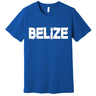 Belize Vintage Style Gift Family Vacation Gift Premium T-Shirt