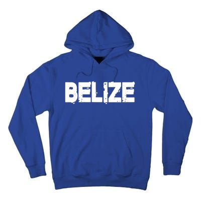 Belize Vintage Style Gift Family Vacation Gift Tall Hoodie