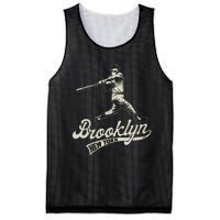 Baseball Vintage Style Brooklyn Mesh Reversible Basketball Jersey Tank