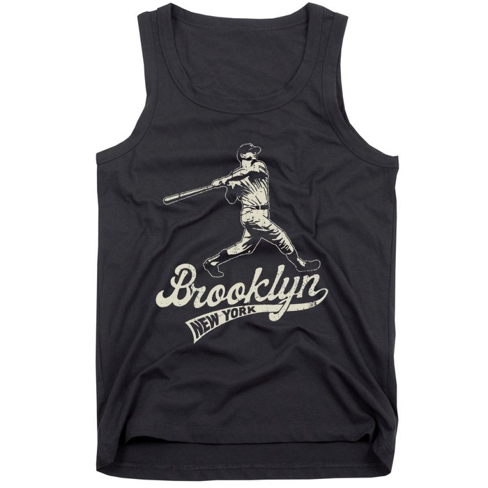 Baseball Vintage Style Brooklyn Tank Top