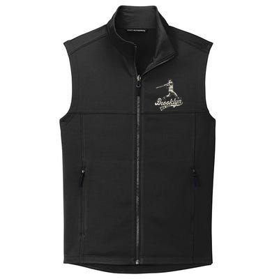 Baseball Vintage Style Brooklyn Collective Smooth Fleece Vest