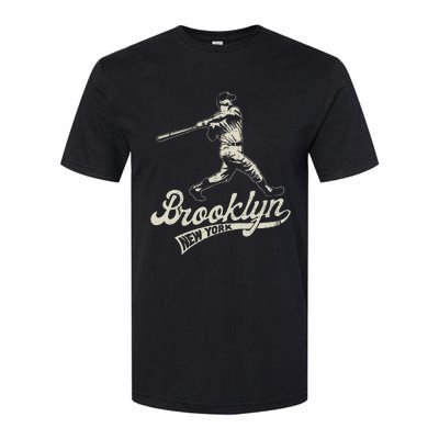 Baseball Vintage Style Brooklyn Softstyle CVC T-Shirt