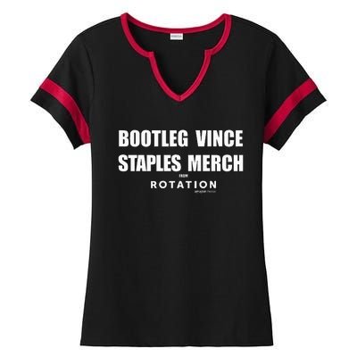 Bootleg Vince Staples Ladies Halftime Notch Neck Tee