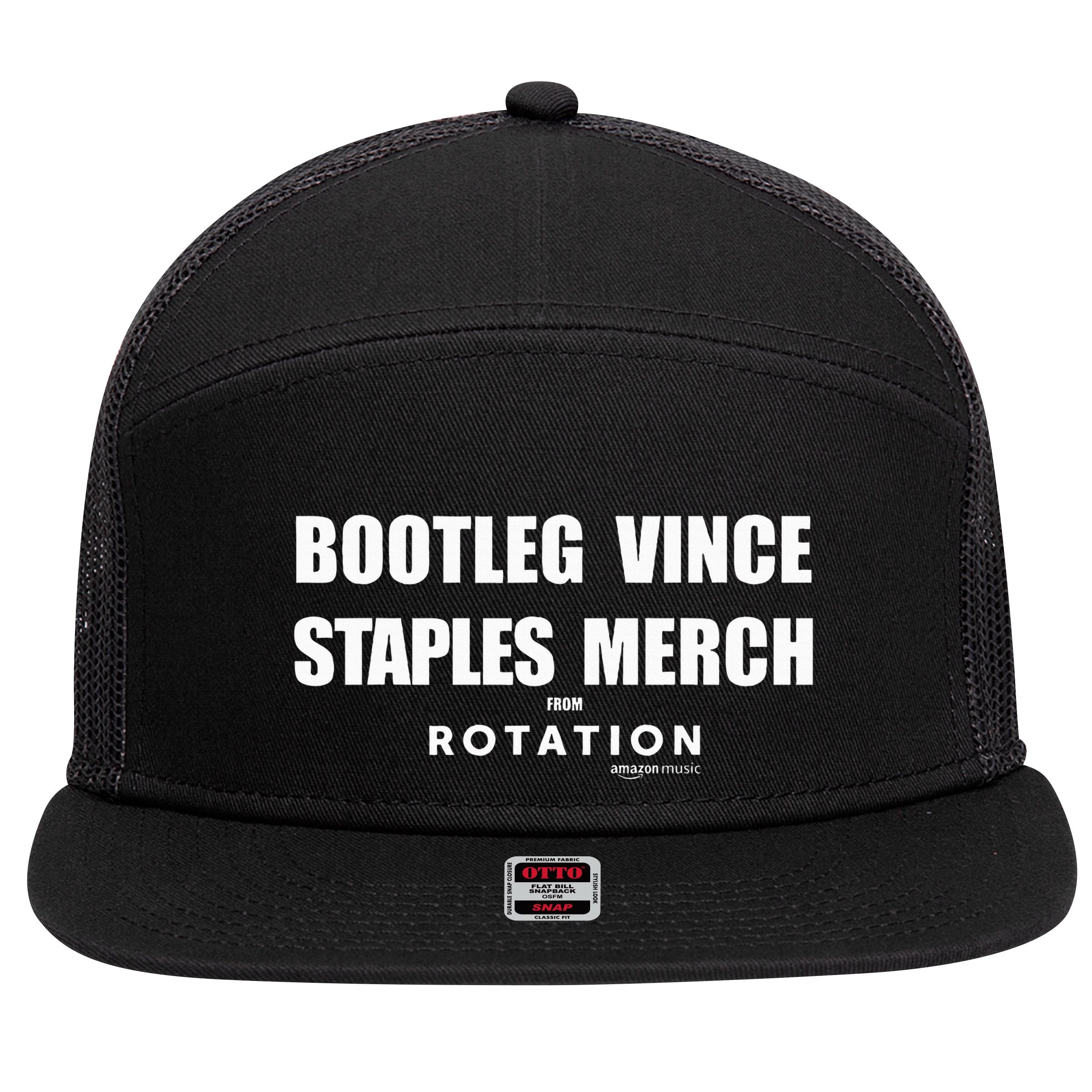 Bootleg Vince Staples 7 Panel Mesh Trucker Snapback Hat