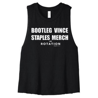 Bootleg Vince Staples Women's Racerback Cropped Tank