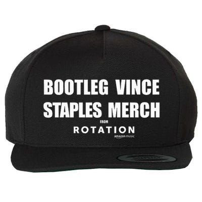 Bootleg Vince Staples Wool Snapback Cap