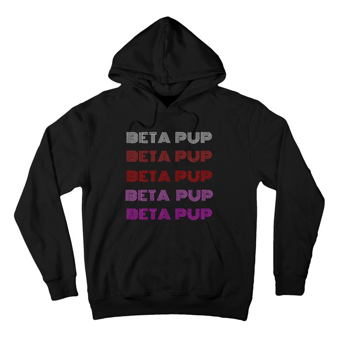 Bdsm Vintage Style Beta Pup G.A.Y Kink Roleplay Hoodie