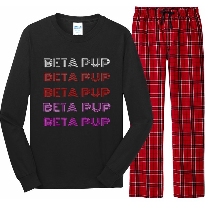 Bdsm Vintage Style Beta Pup G.A.Y Kink Roleplay Long Sleeve Pajama Set