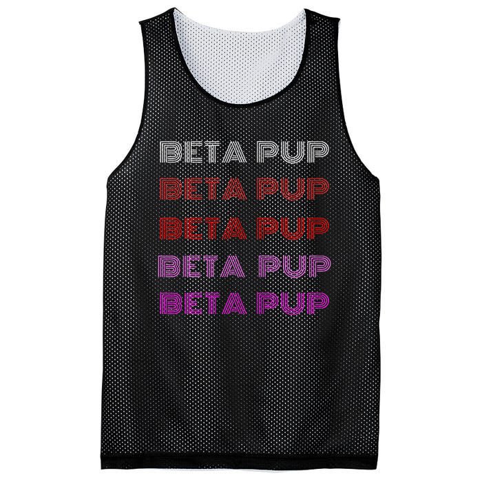 Bdsm Vintage Style Beta Pup G.A.Y Kink Roleplay Mesh Reversible Basketball Jersey Tank