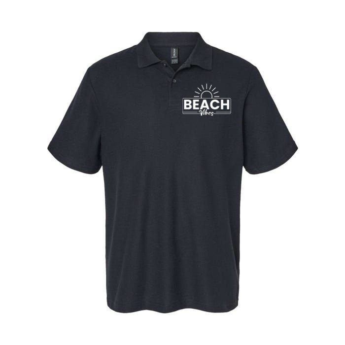 Beach Vibes Summer Graphic Softstyle Adult Sport Polo