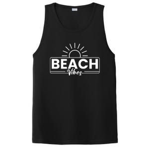 Beach Vibes Summer Graphic PosiCharge Competitor Tank