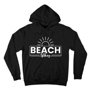 Beach Vibes Summer Graphic Tall Hoodie