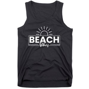 Beach Vibes Summer Graphic Tank Top