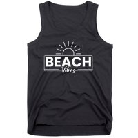 Beach Vibes Summer Graphic Tank Top