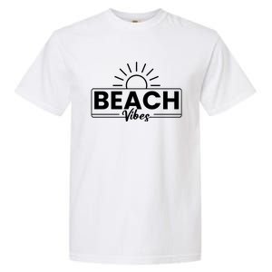 Beach Vibes Summer Graphic Garment-Dyed Heavyweight T-Shirt