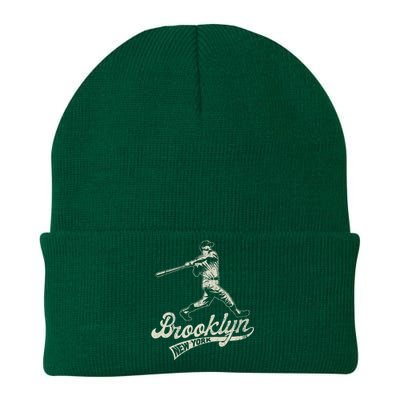 Baseball Vintage Style Brooklyn For Men & Women Knit Cap Winter Beanie