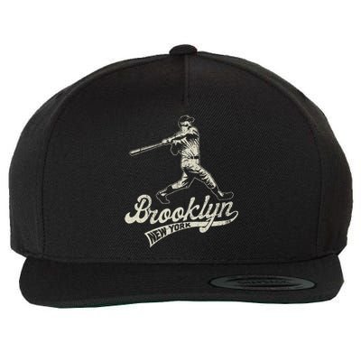 Baseball Vintage Style Brooklyn For Men & Women Wool Snapback Cap