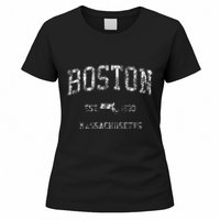 Boston Vintage Sports Design Boston Massachusetts Women's T-Shirt