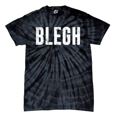 Blegh Vintage Text Metal Rock Music Tie-Dye T-Shirt