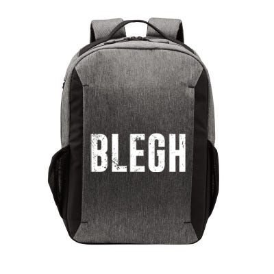 Blegh Vintage Text Metal Rock Music Vector Backpack