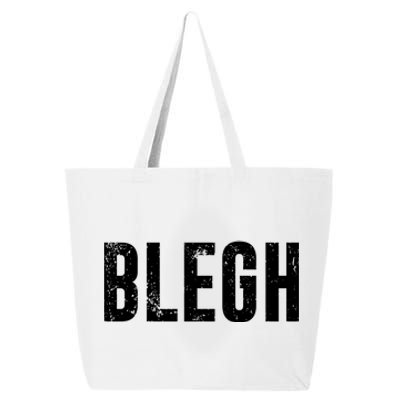 Blegh Vintage Text Metal Rock Music 25L Jumbo Tote