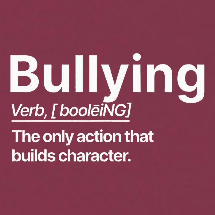 Bullying Verb The Only Action That Builds Character 16oz Travel Tumbler