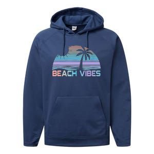 Beach Vibes Tank Tank Top Performance Fleece Hoodie