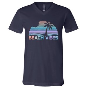 Beach Vibes Tank Tank Top V-Neck T-Shirt