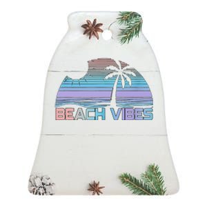 Beach Vibes Tank Tank Top Ceramic Bell Ornament