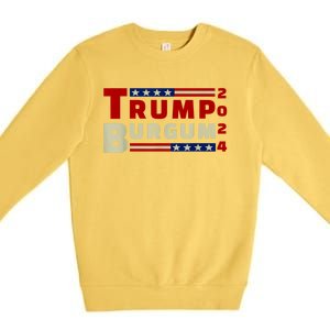 Burgum Vp Trump Vice President Burgum Trump Premium Crewneck Sweatshirt