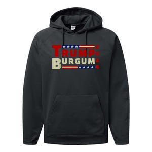 Burgum Vp Trump Vice President Burgum Trump Performance Fleece Hoodie