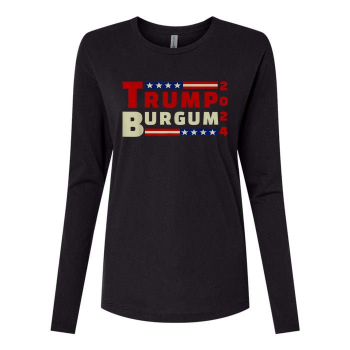 Burgum Vp Trump Vice President Burgum Trump Womens Cotton Relaxed Long Sleeve T-Shirt