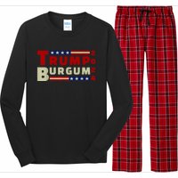 Burgum Vp Trump Vice President Burgum Trump Long Sleeve Pajama Set