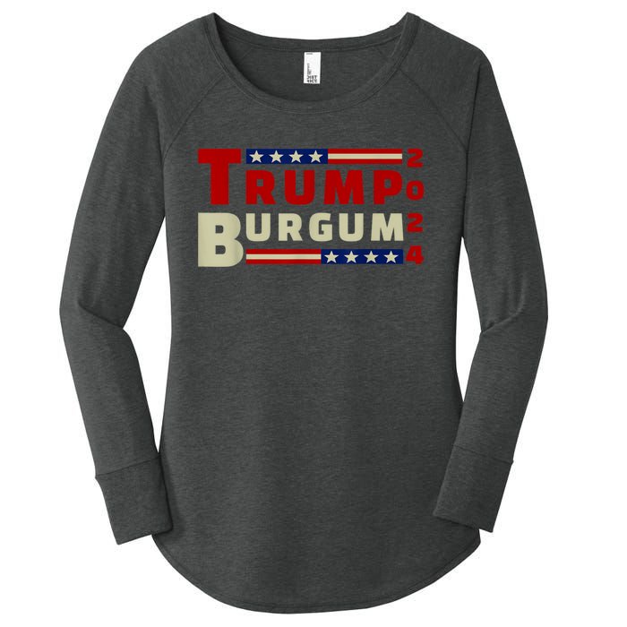 Burgum Vp Trump Vice President Burgum Trump Women's Perfect Tri Tunic Long Sleeve Shirt