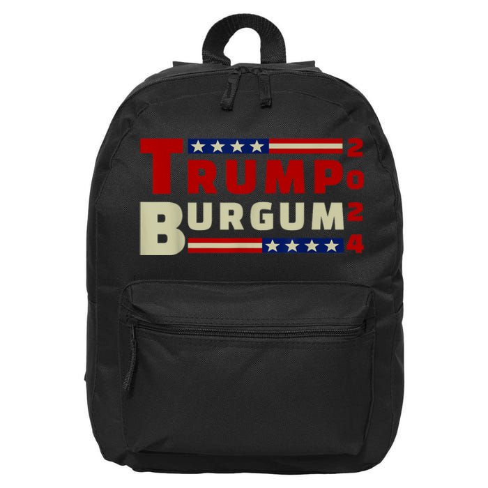 Burgum Vp Trump Vice President Burgum Trump 16 in Basic Backpack