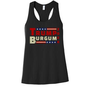 Burgum Vp Trump Vice President Burgum Trump Women's Racerback Tank