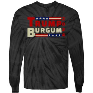 Burgum Vp Trump Vice President Burgum Trump Tie-Dye Long Sleeve Shirt