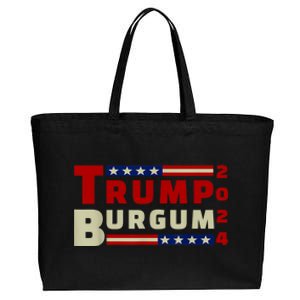 Burgum Vp Trump Vice President Burgum Trump Cotton Canvas Jumbo Tote